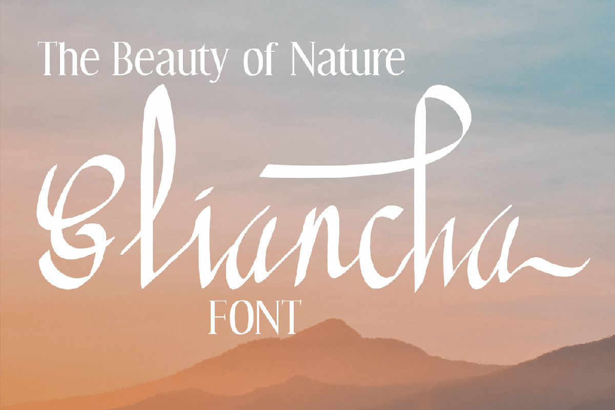 Free Gliancha Script Font