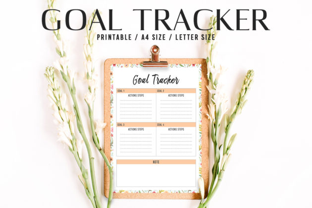 Goal Tracker Printable Free Download - Creativetacos