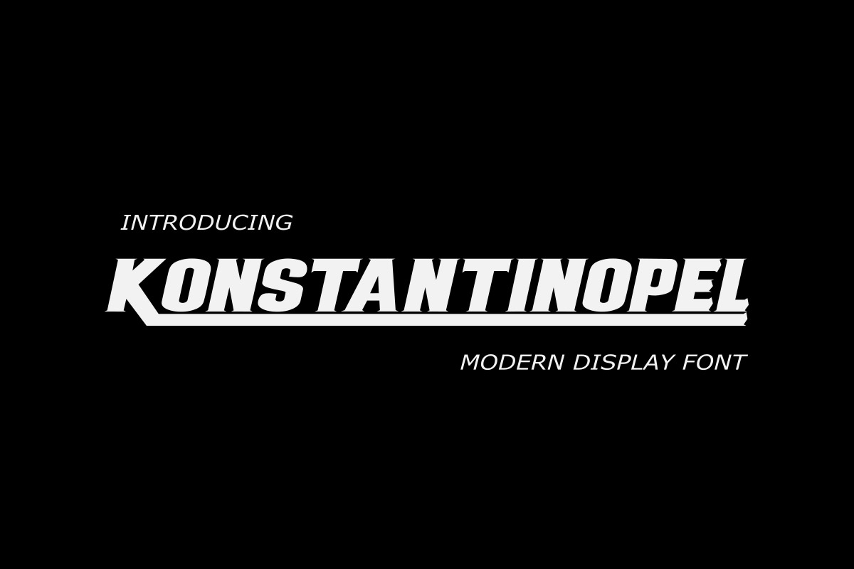 Free Konstantinopel Display Font
