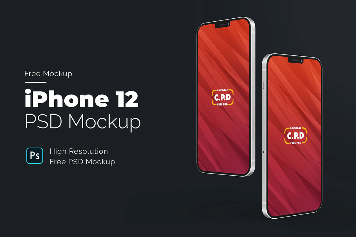 Free iPhone 12 Concept Mockup