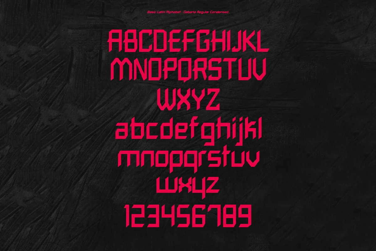 Gabana Display Typeface Preview 4