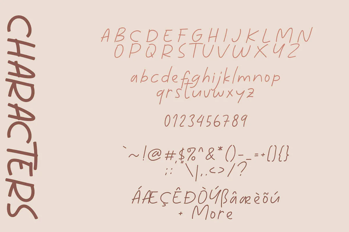 Mini Story Handwriting Font Preview 3