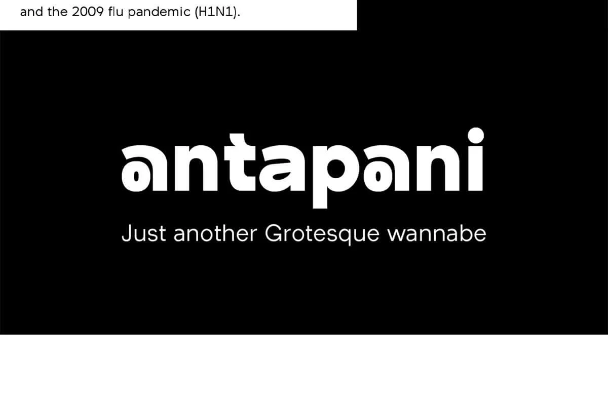 Antapani Sans Serif Font Preview 4