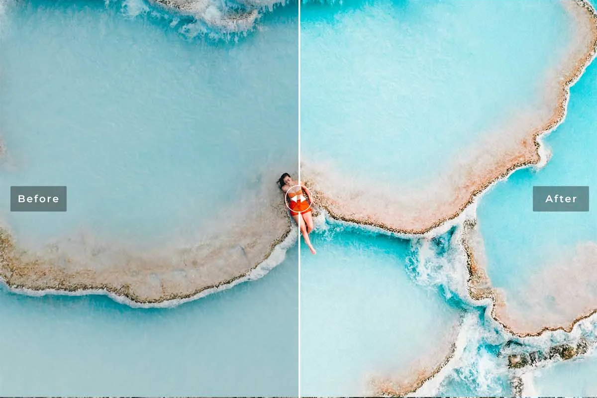  Blue Lagoon Lightroom Presets Preview 2