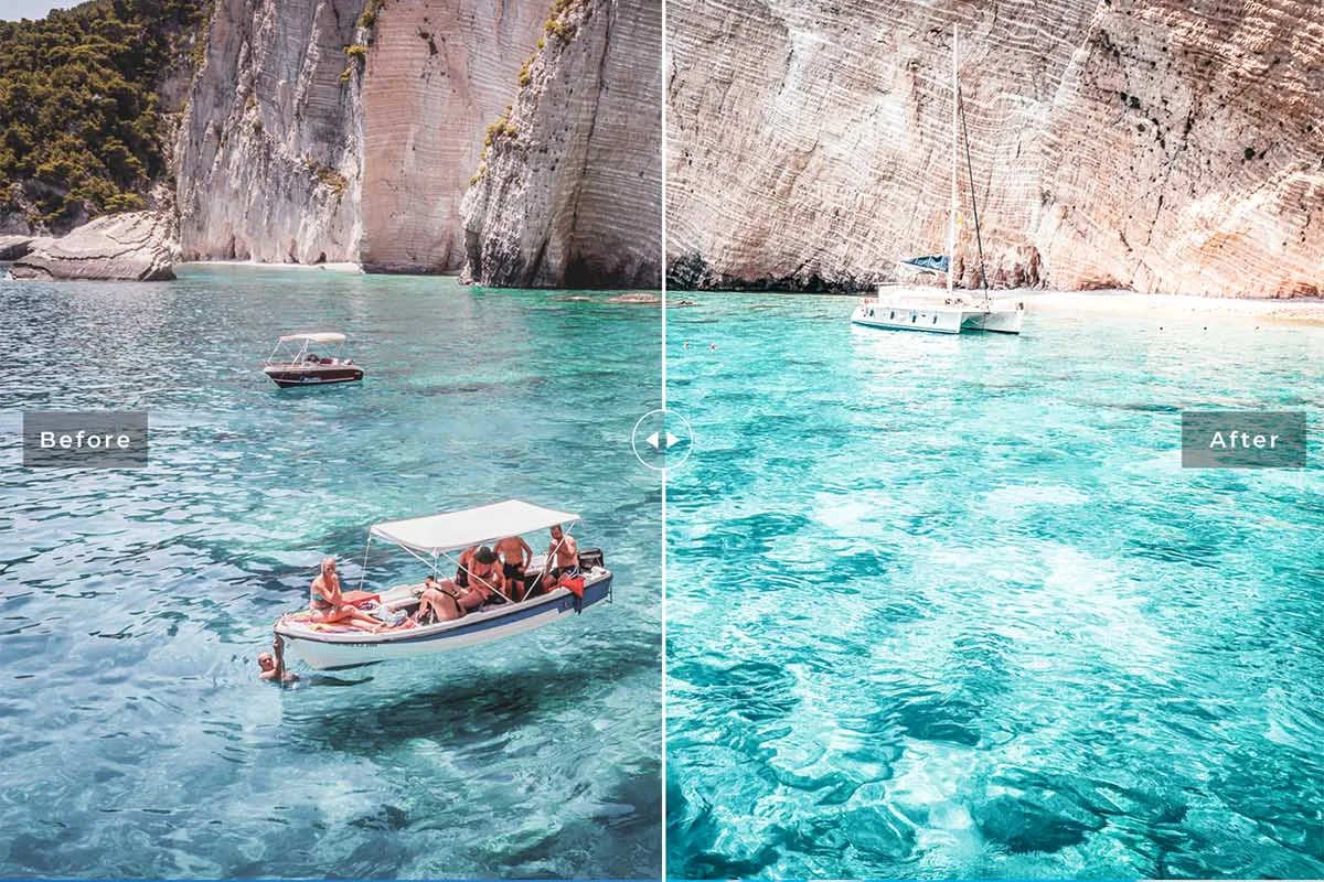  Blue Lagoon Lightroom Presets Preview 4