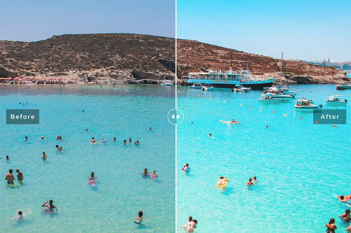  Blue Lagoon Lightroom Presets Preview 6