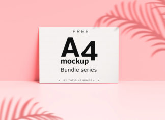 Free A4 Mockup Bundle Series
