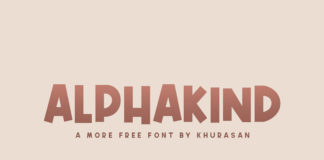Free Alphakind Display Font