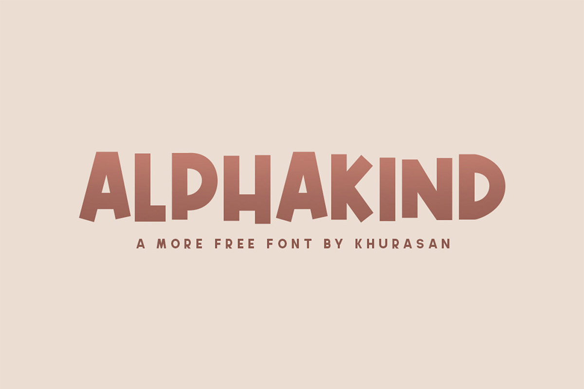 Free Alphakind Display Font
