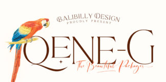 Free Qene-G Serif Font