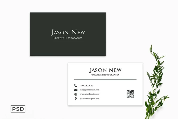 Minimal Green Business Card Template Feature Image