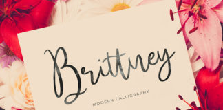 Free Brittney Calligraphy Font