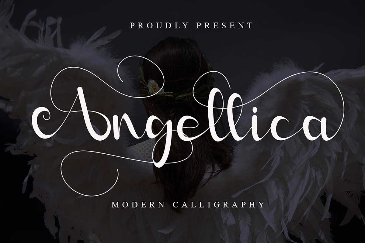 Free Angellina Calligraphy Font
