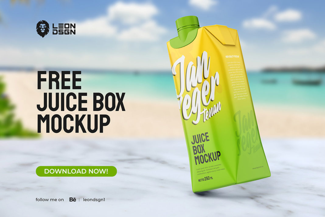 Download Free Juice Box Mockup ~ Creativetacos