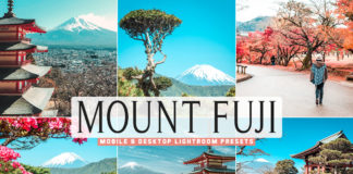 Free Mount Fuji Lightroom Presets