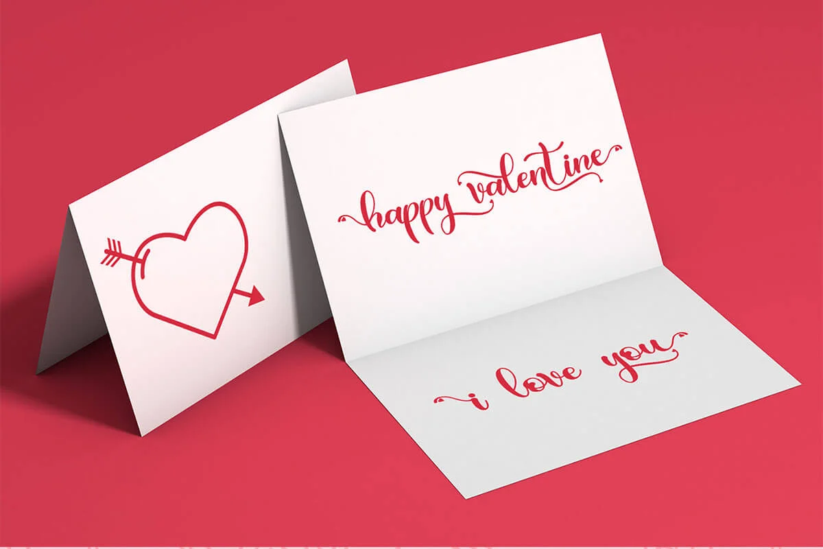 Thanklove Calligraphy Font Preview 1