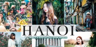 Free Hanoi Lightroom Presets