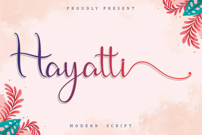 Free Hayatti Script Font