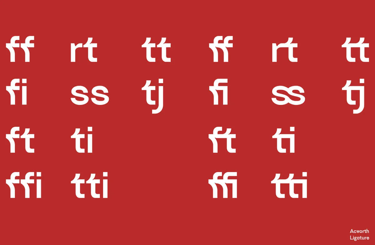 Acworth Sans Serif Font Preview 6