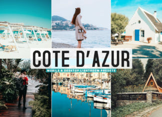 Free Cote D’Azur Lightroom Presets
