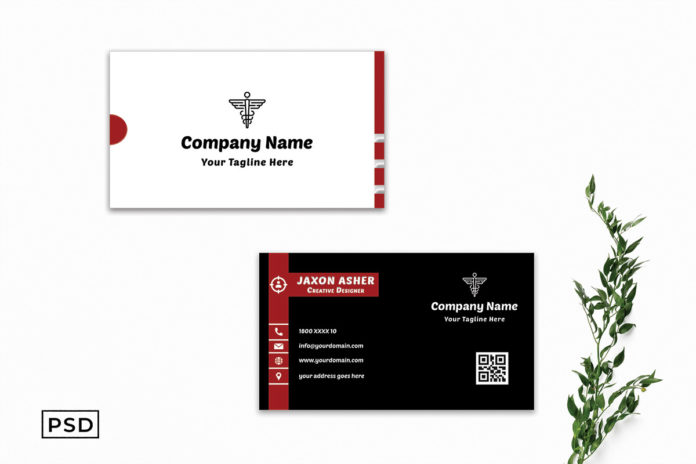Free Innovative Minimal Business Card Template