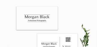 Free Minimal Business Card Template V2