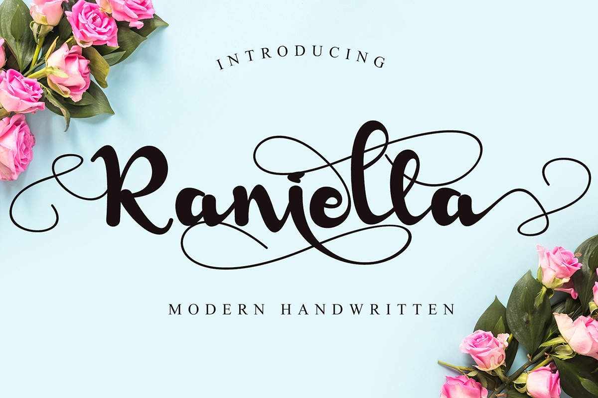 Free Raniella Handwritten Font