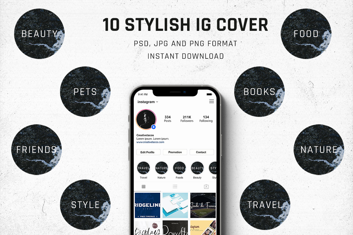 10 Free Stylish IG Highlight Covers