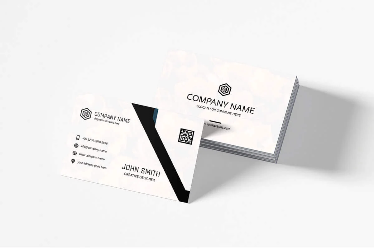 Creative Monogram Business Card Template Preview 2