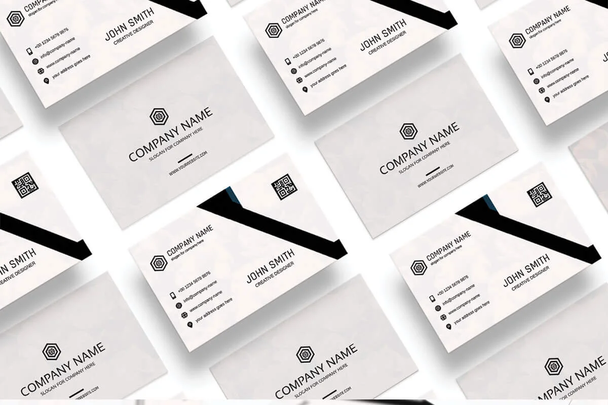 Creative Monogram Business Card Template Preview 3