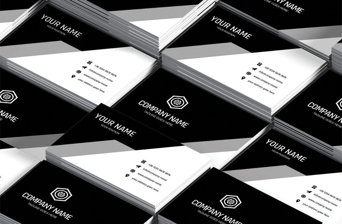 Elegant Minimalist Business Card Template Preview 1