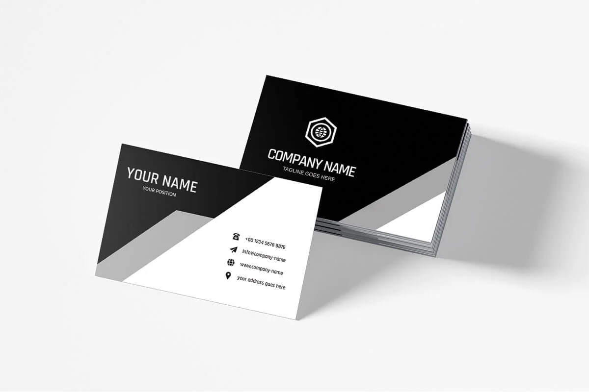 Elegant Minimalist Business Card Template Preview 2