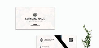 Free Creative Monogram Business Card Template