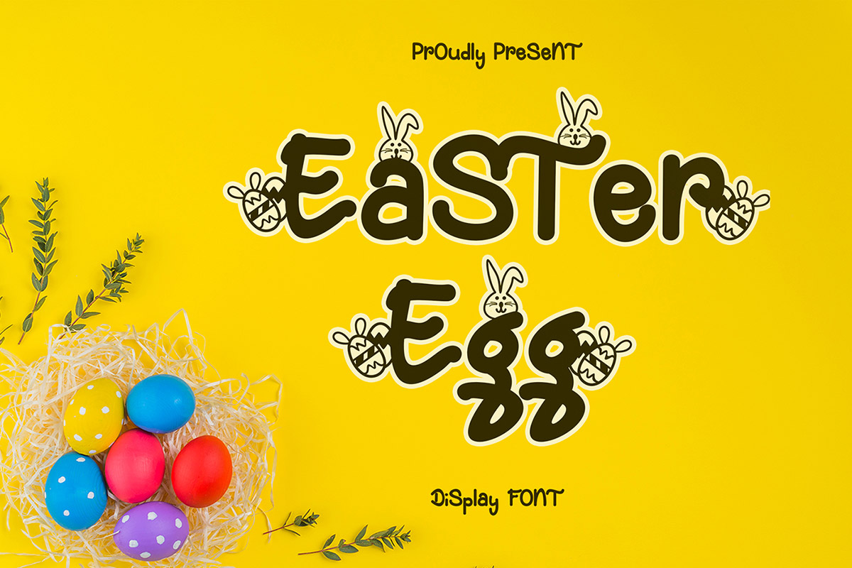 Free Easter Egg Display Font