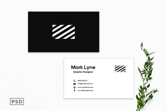 Free Minimal Business Card Template V4