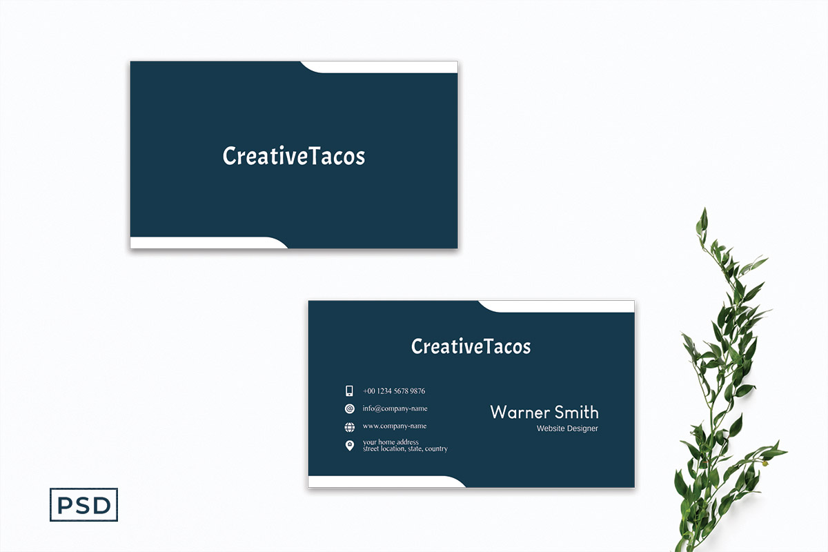 Free Modern Creative Business Card Template V3