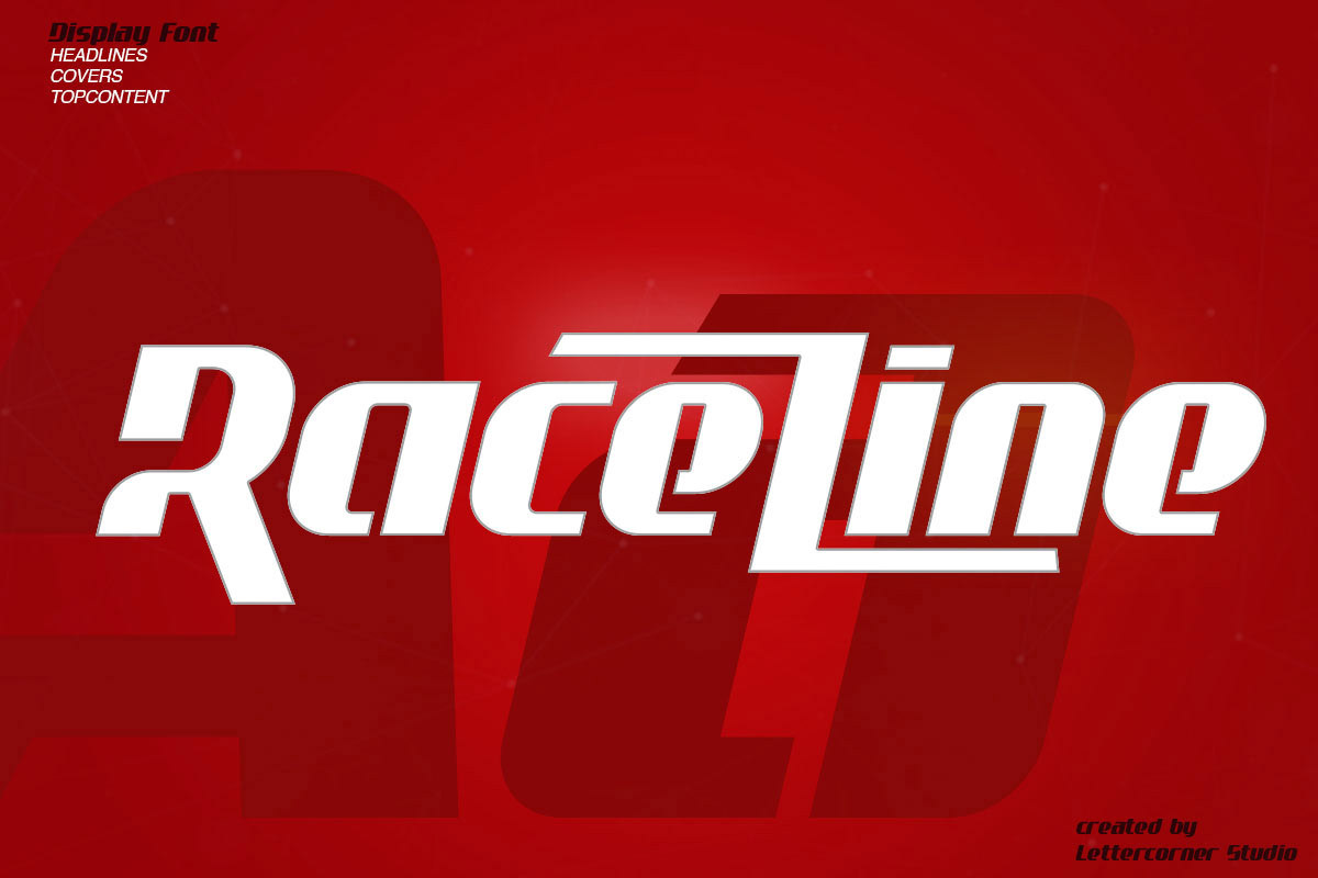 Free Raceline Display Font