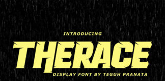 Free Therace Display Font