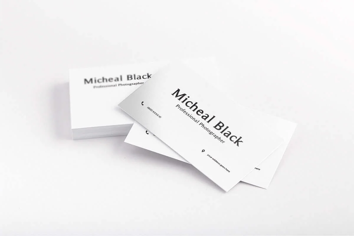 Minimal Business Card Template V3 Preview 1