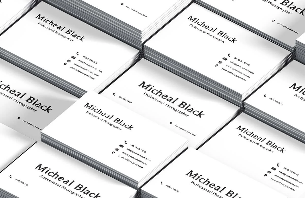 Minimal Business Card Template V3 Preview 3
