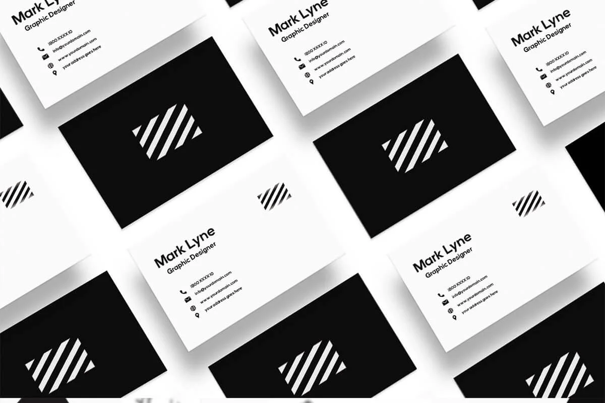 Minimal Business Card Template V4 Preview 1