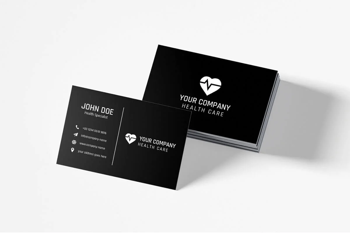 Minimal Business Card Template V5 Preview 1