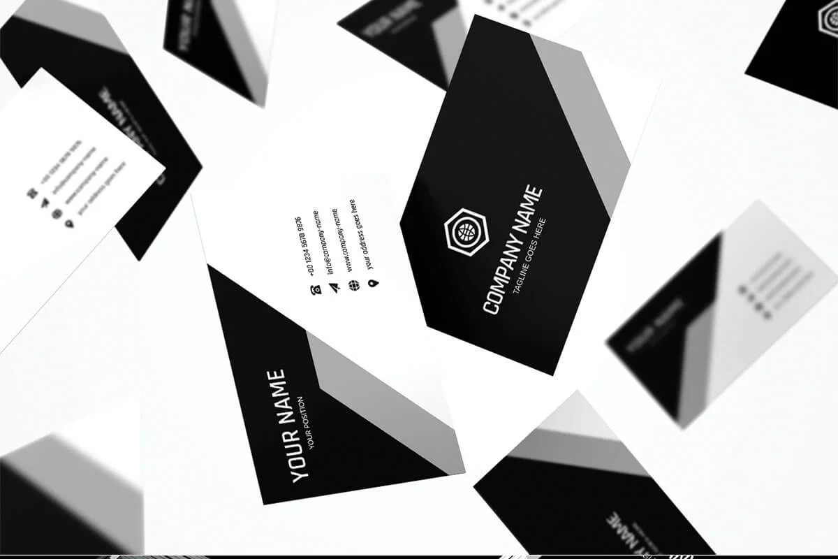 Modern Elegant Business Card Template Preview 4