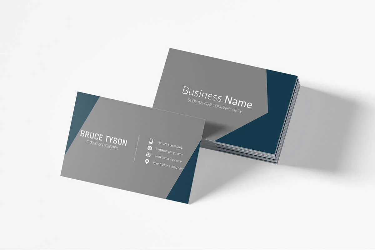 Modern Innovative Business Card Template Preview 2
