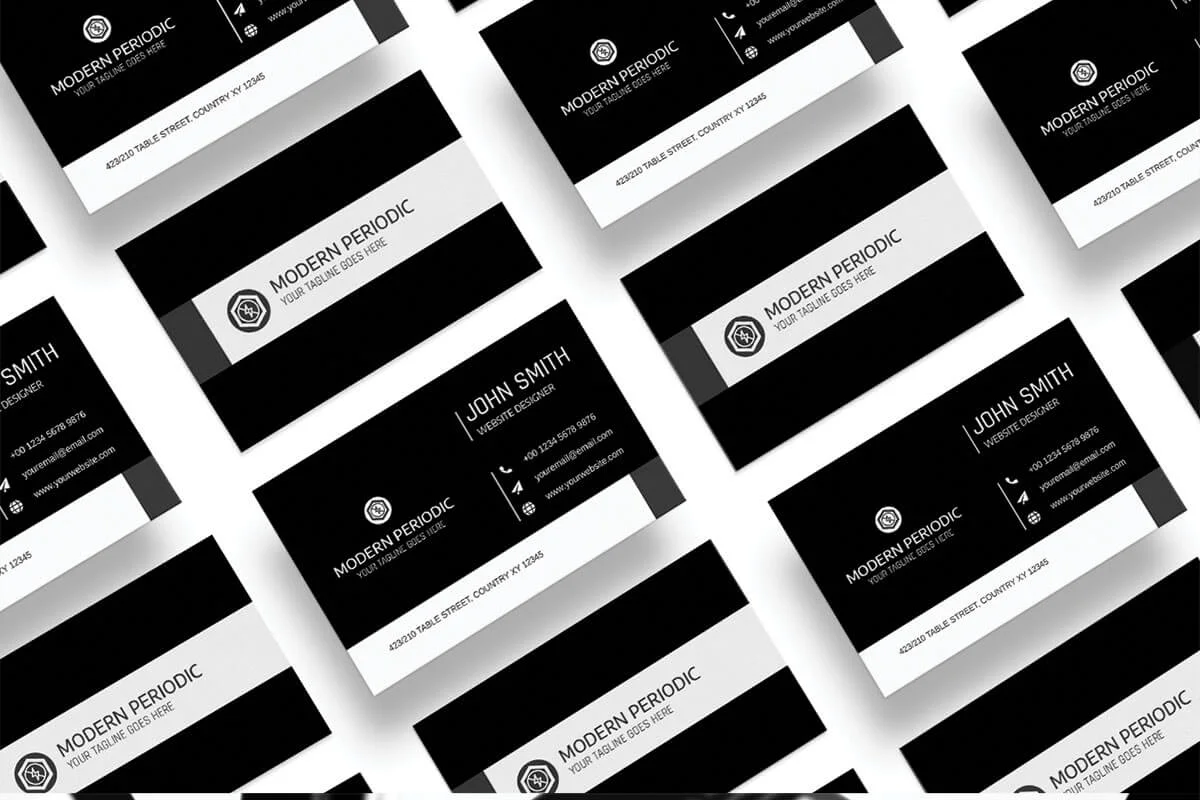 Modern Innovative Minimalist Business Card Template Preview 2