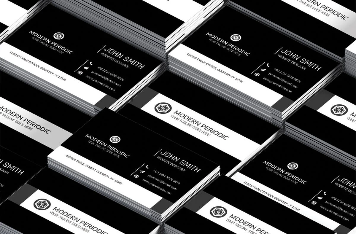 Modern Innovative Minimalist Business Card Template Preview 3