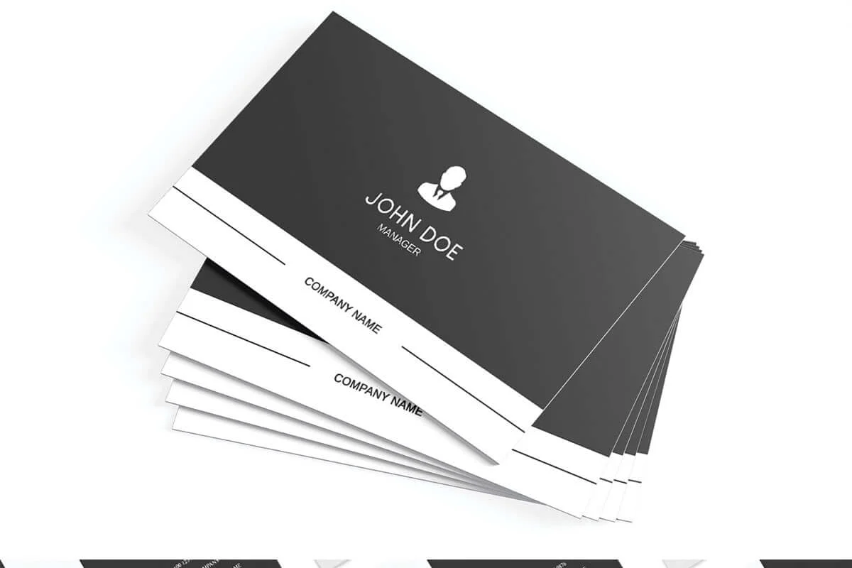 Modern Minimalist Business Card Template V1 Preview 2