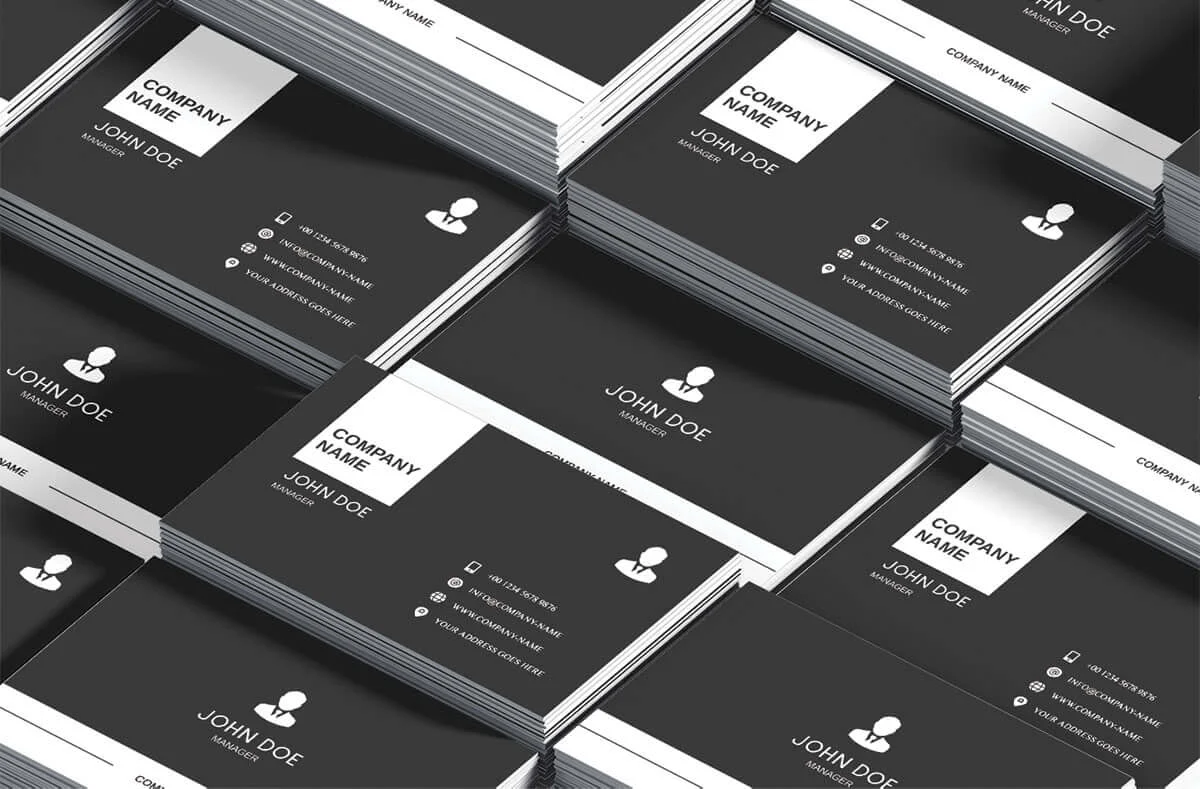 Modern Minimalist Business Card Template V1 Preview 4