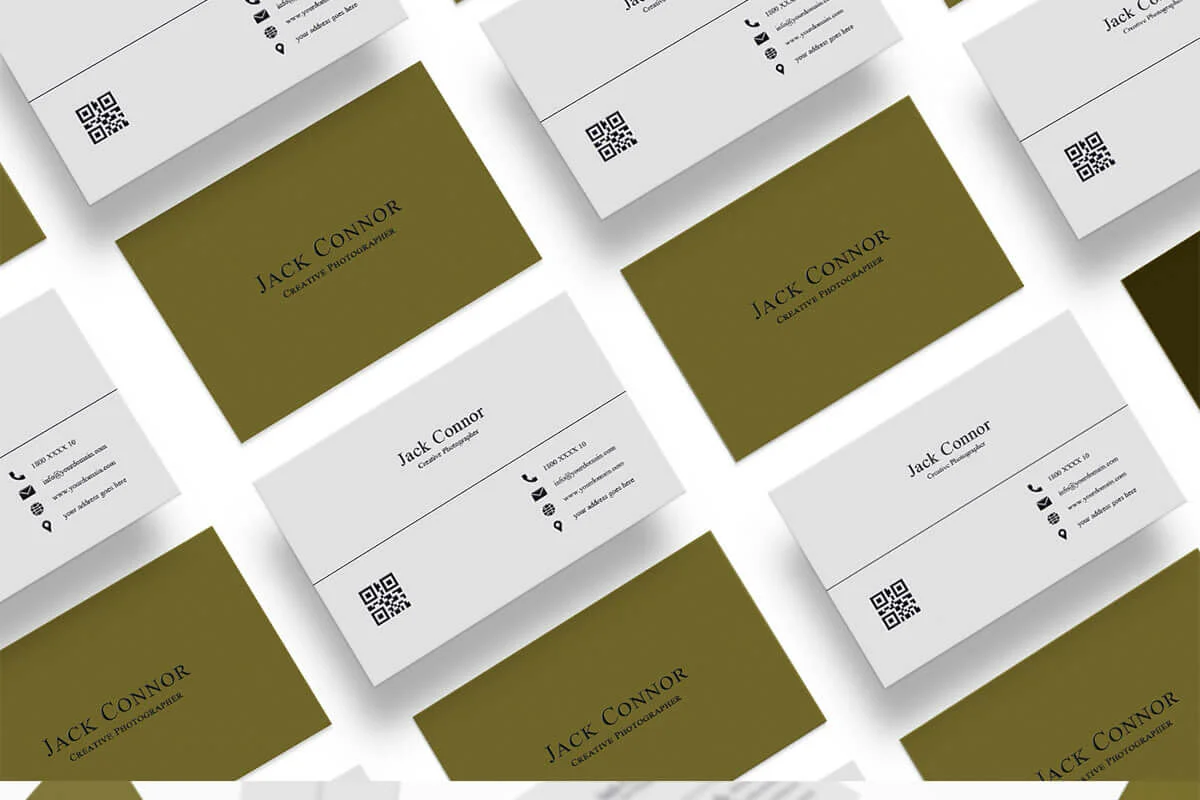 Simple Business Card Template V2 Preview 1