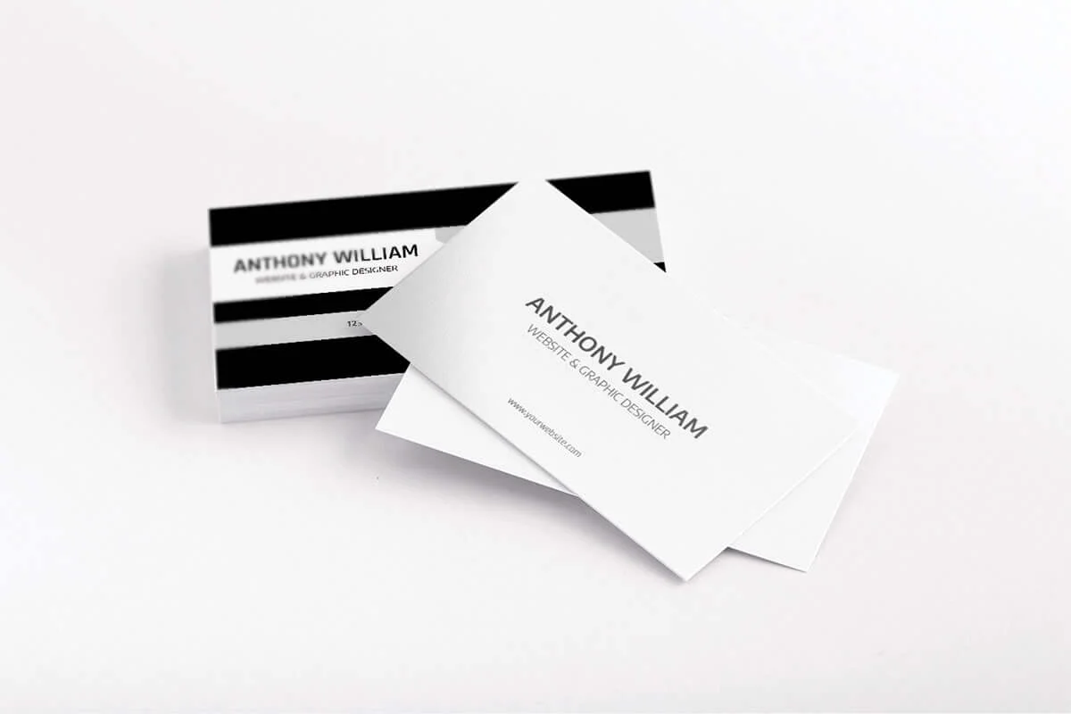 Simple Innovative Elegant Business Card Template Preview 1